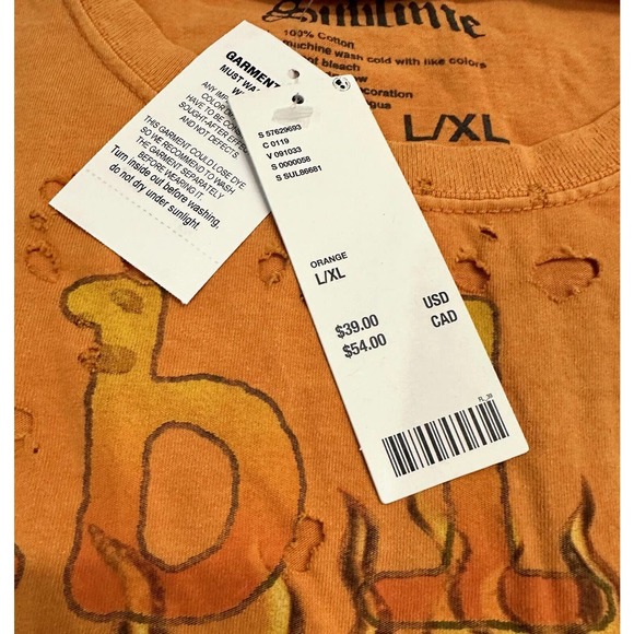 Urban Outfitters Women's X Sublime Distressed With Holes Oversized Tee T-Shirt - Picture 6 of 6